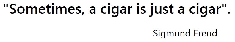 sigmund freud quote cigar podcast